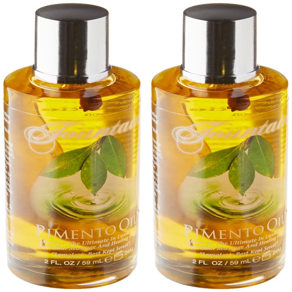 Fountain Pimento Oil for Massage Therapy, Muscle and Joint Deep Tissue Massage, Sore Muscle Balm Massage & Topical Herbal Rub (Pack of 2)