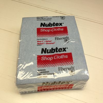 Nubtex 617 Wipes 16" x 17" Large Shop Cloths (Case of 375 Wipes)