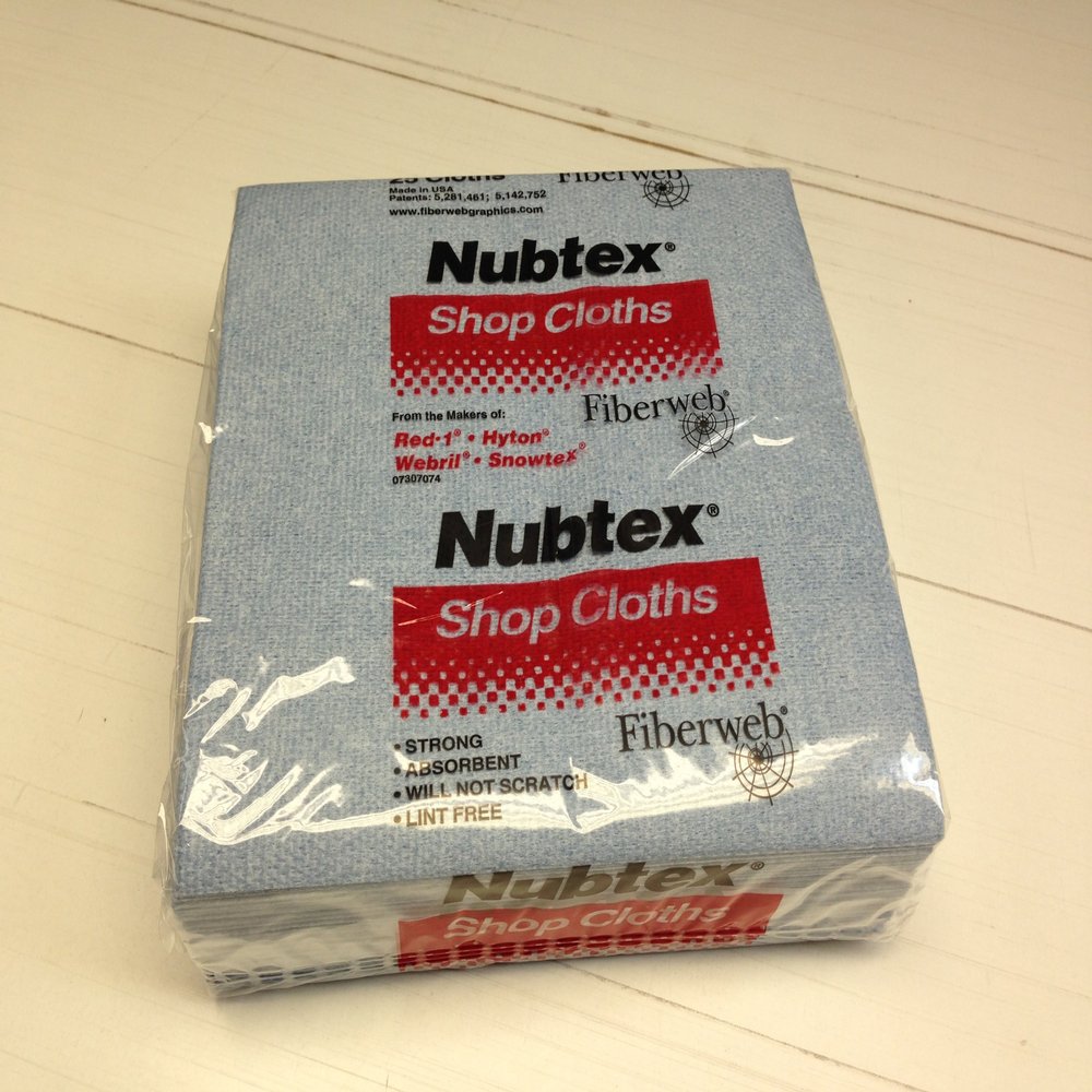 Nubtex 617 Wipes 16" x 17" Large Shop Cloths (Case of 375 Wipes)