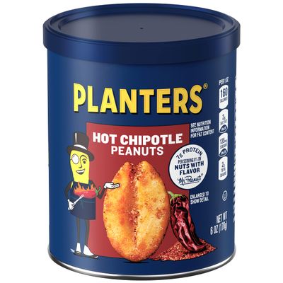 Planters Chipotle Peanuts (6 oz cans, Pack of 8)