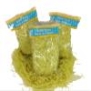 3 Pack of Yellow Reusable Shredded Plastic Easter Basket Grass Bags Bundle 255g Total Party Accessory Lot view 1