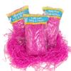 3 Pack of Pink Reusable Shredded Plastic Easter Basket Grass Bags Bundle 255g Total Party Accessory Lot view 1