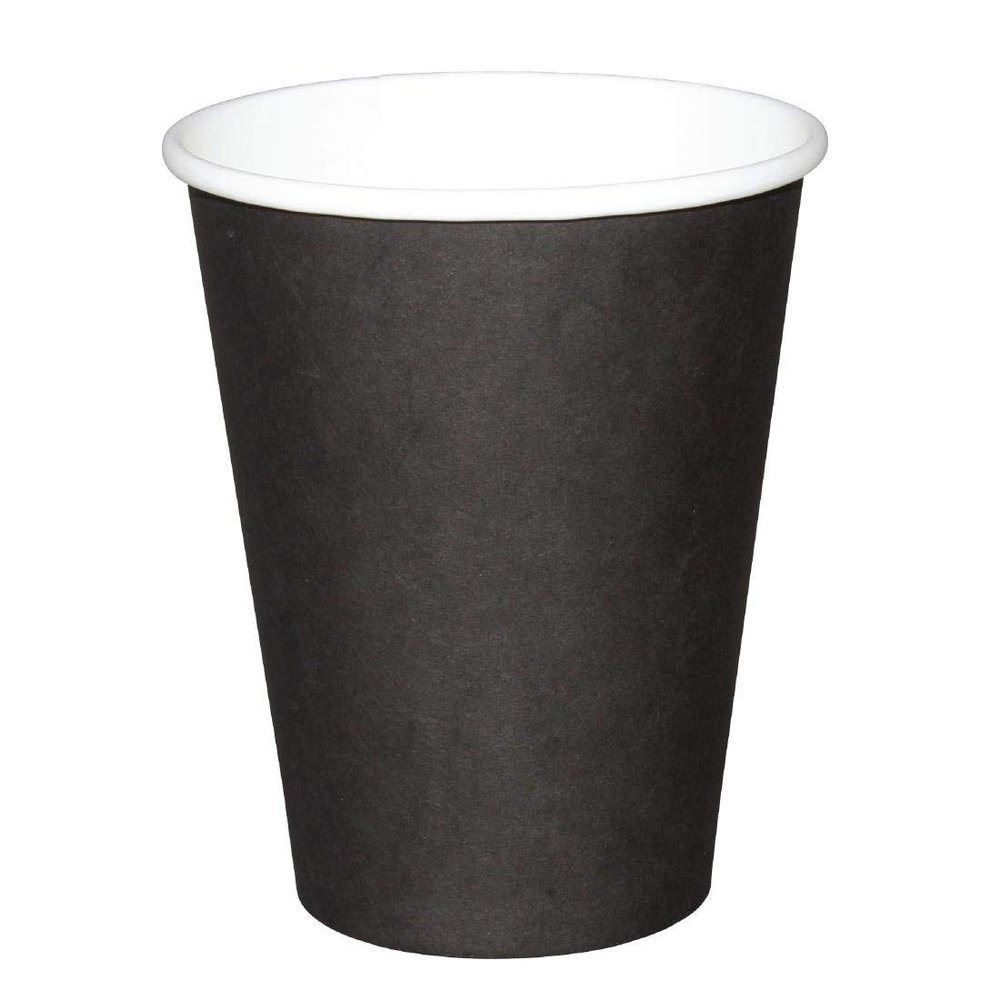 12oz Black Paper Hot Cups Capacity: 12oz. Sleeve: 50