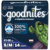 Goodnites Boys' Nighttime Bedwetting Underwear, Size S/M (43-68 lbs), 14 Ct, Packaging May Vary view 1
