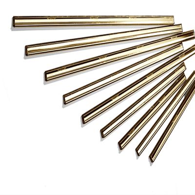 Ettore 1135 Master Brass Clipped Channel with Rubber, 14 Inch (Pack of 12)