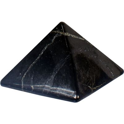 New Age Source Carved Gemstone Pyramid-Shungite