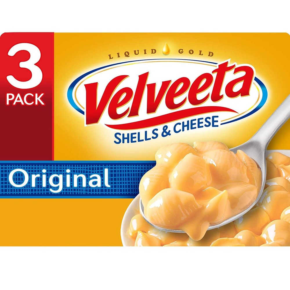 Velveeta Original Shells and Cheese Meal (12 oz Boxes, Pack of 3)