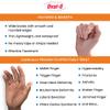 3-Point Products Oval-8 Finger Splint, Support and Protection for Arthritis, Trigger Finger or Thumb, and Other Finger Conditions, Size 7 (Pack of 3) view 2