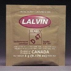 Lalvin ICV D-47 Wine Yeast, 5 grams - 100-Pack