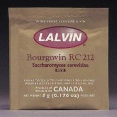 Lalvin Bourgovin RC-212 Wine Yeast, 5 grams - 100-Pack