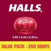 HALLS Cough and Throat Relief Cherry Cough Drops, Bulk Pack, 200 Drops view 3
