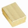 100 Cotton Filled Boxes, 2 1/8" x 1 5/8" x 3/4", Gold Size #11 view 1