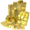 100 Cotton Filled Boxes, 2 5/8" x 1 3/4" x 1", Gold Size #21 view 1