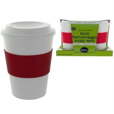 16 Ounce Hot Beverage Cup Set - Single Pack of 2