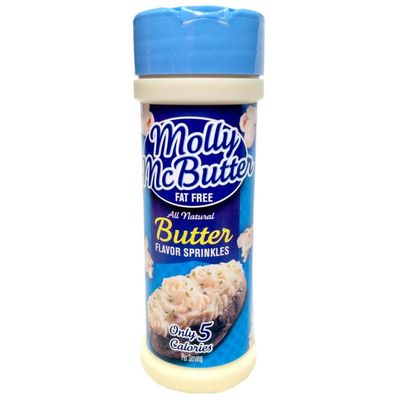 Molly McButter Fat Free BUTTER FLAVOR SPRINKLES 2oz (2 Pack)