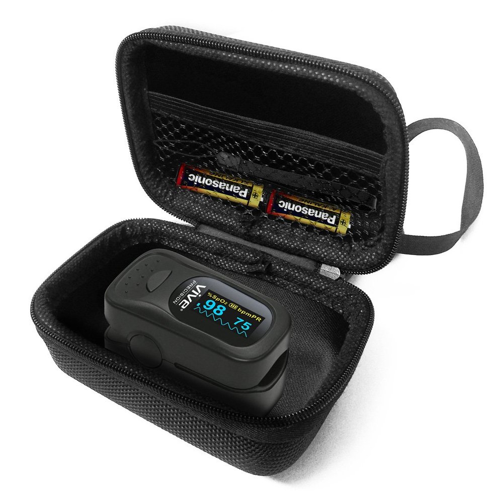 FitSand Hard Case Compatible for Finger Pulse Oximeter by Vive