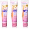 Spry Natural Xylitol Toothpaste for Baby, Toddler and Kids Age 3 Months and Up - Fluoride Free Tooth Gel, Tasty, Support Development of Emerging Teeth, Bubble Gum 2 Fl Oz (Pack of 3) view 1