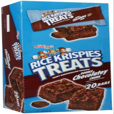 Kellogg's Rice Krispies Treats Double Chocolatey Chunk Bars-1.3 oz, 20 ct