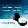 Adaptive Sound Technologies LectroFan Travel Case - Travel Case for LectroFan Sleep Sound Machine - Protective Case for LectroFan Sleep Device - Lightweight EVA & Silicon Rubber - Zip Close - Black view 2