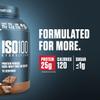 Dymatize ISO100 Whey Protein Powder Isolate, Fudge Brownie, 25g of Protein, 5 Pound, 5.5g BCAAs, Less Than 120 Cal., Gluten Free, 1g Fat, 1g Sugar, 2g Carb (70 Servings) view 3