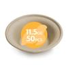 100% Compostable Paper Bowls [11.5oz 50 Pack] Soup Bowls, Pasta Bowls, Cereal, Salad, Ice Cream, Disposable Bamboo Small Bowls, Biodegradable, Unbleached by Earth's Natural Alternative view 1