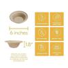100% Compostable Paper Bowls [11.5oz 50 Pack] Soup Bowls, Pasta Bowls, Cereal, Salad, Ice Cream, Disposable Bamboo Small Bowls, Biodegradable, Unbleached by Earth's Natural Alternative view 2