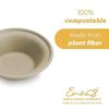 100% Compostable Paper Bowls [11.5oz 50 Pack] Soup Bowls, Pasta Bowls, Cereal, Salad, Ice Cream, Disposable Bamboo Small Bowls, Biodegradable, Unbleached by Earth's Natural Alternative view 3