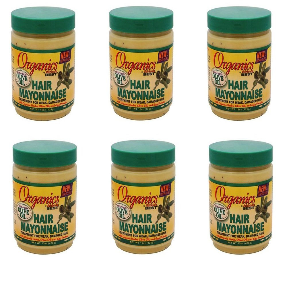 Africa's Best Organics Hair Mayonnaise 15 oz (Pack of 6)