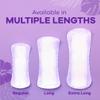 Always Anti-Bunch Xtra Protection, Panty Liners for Women, Light Absorbency, Extra Long Length, Leakguard + Rapiddry, Unsented, 92 Count view 4