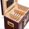 Prestige Import Group - The Valencia Glass Top Cigar Humidor - Capacity: 120 - Color: Cherry view 4