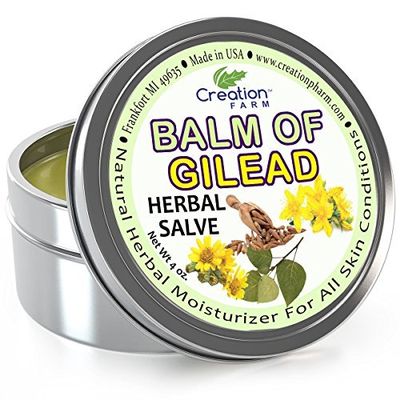 Creation Farm Balm of Gilead Salve - Large 4 Oz Tin - All Botanical Balm of Gilead Bud Ointment, Todos Blsamo de Galaad pomada botnico