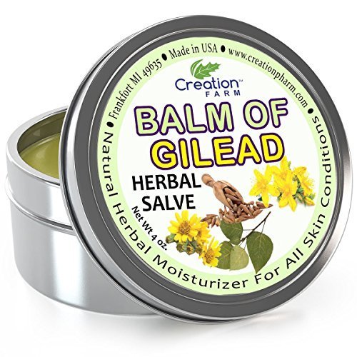 Creation Farm Balm of Gilead Salve - Large 4 Oz Tin - All Botanical Balm of Gilead Bud Ointment, Todos Blsamo de Galaad pomada botnico