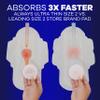 Always Ultra Thin Feminine Pads with Wings for Women, Size 5, Extra Heavy Overnight Absorbency, Unscented, Up to 100% Leak-Free Comfort, 34 Count view 3