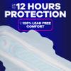 Always Ultra Thin Feminine Pads with Wings for Women, Size 5, Extra Heavy Overnight Absorbency, Unscented, Up to 100% Leak-Free Comfort, 34 Count view 4