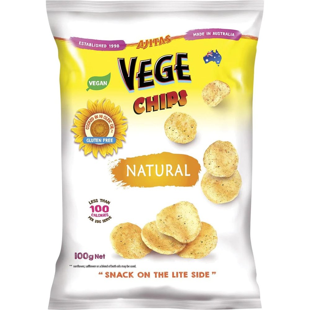 Ajita Vege Chip Natural 100g x 6