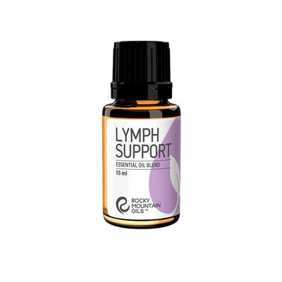 Rocky Mountain Oils Lymph Support Essential Oil Blend with 100% Pure and Natural Essential Oils - Lymphatic Oil, Massage Oil for Massage Therapy - 15ml