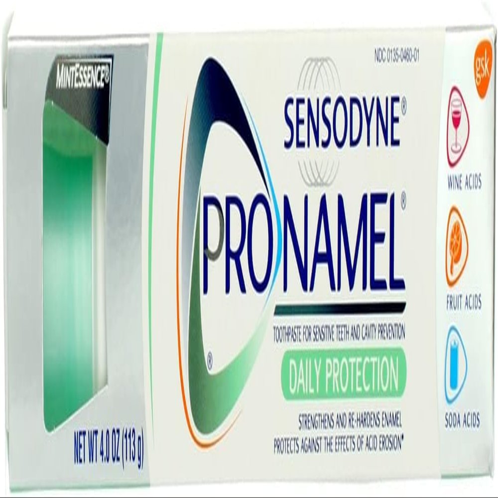 Sensodyne Pronamel Daily Protection Enamel Toothpaste for Sensitive Teeth and Cavity Protection, Mint Essence - 4 oz