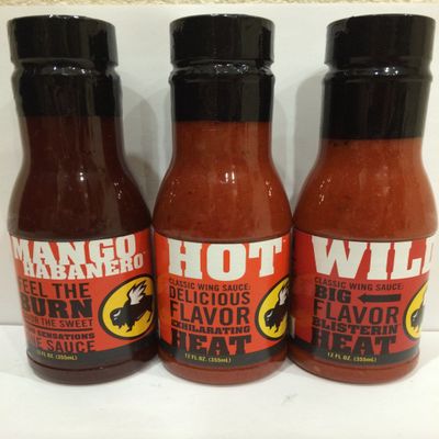 Buffalo Wild Wings Sauce Bundle - Mango Habanero, Wild, Hot (12 Oz Each)