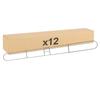 Bulk 12 Pack Dust Mop Frames  Industrial Steel Wire, Heavy Duty Hardware for Dry/Dust Mops 60 Inch view 1