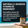 NatureWise Vitamin D3 1000iu (25 mcg) 1-Year Supply for Immune Support, Healthy Muscle Function, and Bone Health - Non-GMO, Gluten Free in Organic Extra Virgin Olive Oil, (Mini Softgel), 360 Count view 4