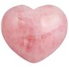 rockcloud Healing Crystal Natural Rose Quartz Heart Love Carved Palm Worry Stone Chakra Reiki Balancing view 1