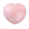 rockcloud Healing Crystal Natural Rose Quartz Heart Love Carved Palm Worry Stone Chakra Reiki Balancing view 3