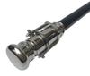 Nautical Wooden Walking Stick W/Brass Telescope Handle ECTORIA Collectible 38'' Long Wood Cane. view 4