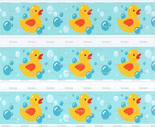 Rubber Ducky - Cake Side Strip - Edible Cake/Cupcake Party Topper - D2910