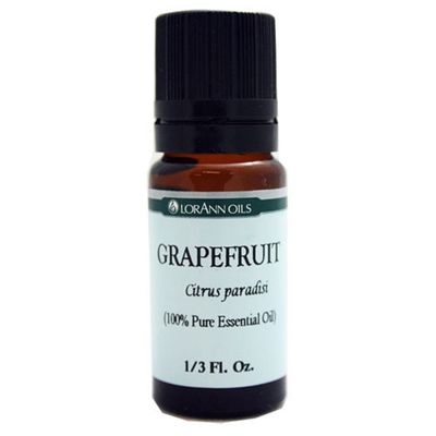 LorAnn Grapefruit Oil (100% Pure Food Grade), 1/3 ounce Dropper Bottle - 3 pack