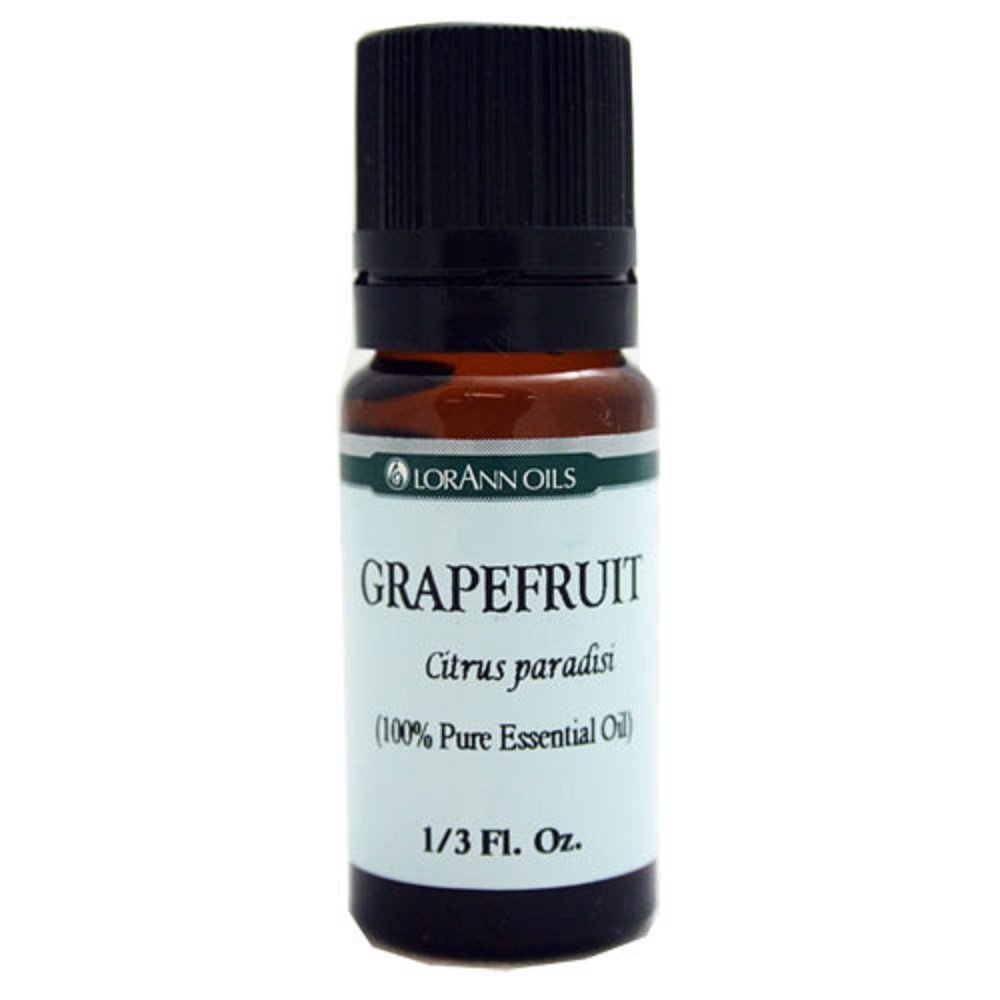 LorAnn Grapefruit Oil (100% Pure Food Grade), 1/3 ounce Dropper Bottle - 3 pack