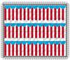 Carnival Stripes - Cake Side Strip - Edible Cake/Cupcake Topper - D412 view 1