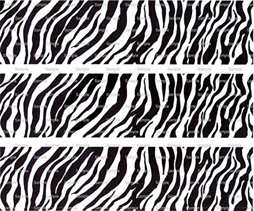 Zebra Birthday Print - Cake Side Strip - Edible Cake/Cupcake Topper - D673