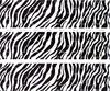 Zebra Birthday Print - Cake Side Strip - Edible Cake/Cupcake Topper - D673 view 1