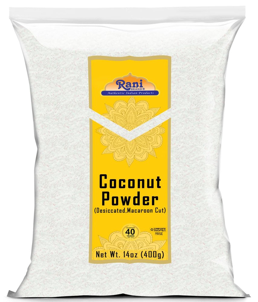 Rani Coconut Fine Powder (Desiccated, Macaroon Cut) 14oz (400g) Raw (Uncooked, Unsweetened) ~ All Natural | Vegan | Kosher | Gluten Friendly